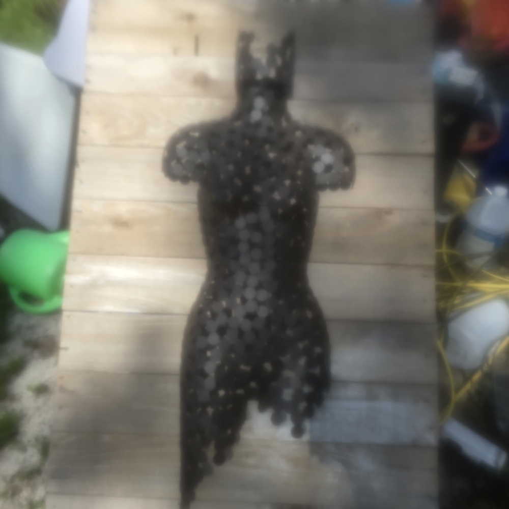 Black Sequin Bat Costume